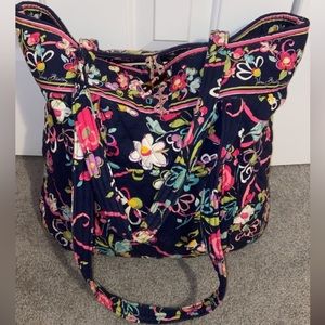 Vera Bradley Tote Bag in Ribbons (retired pattern)